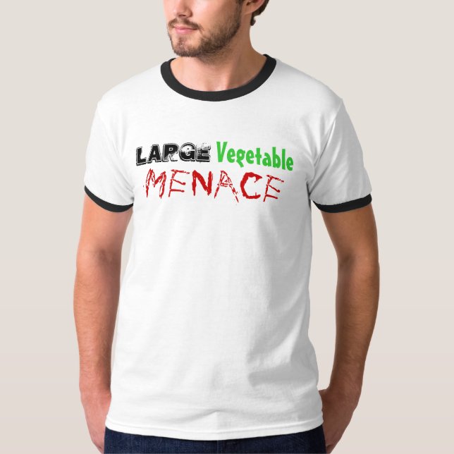 Large Vegetable Menace T-Shirt (Front)