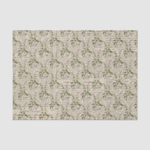 Large Vines and Newsprint Tissue Paper