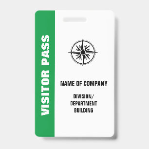 LARGE VISITOR BADGE ID BADGE