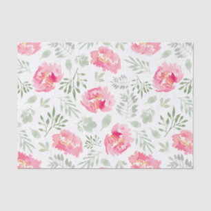 Large Watercolor Florals Tissue Paper
