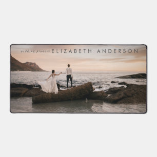 Large Wedding Planner Premium Custom Photo Desk Mat