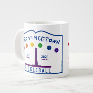 Large WH Ptown Pickleball Giant Coffee Mug