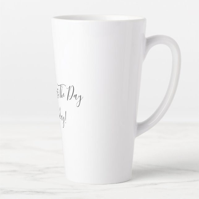 Large White Latte Mug (Right)