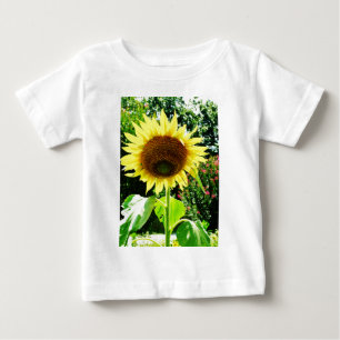 Large yellow Sunflower Baby T-Shirt
