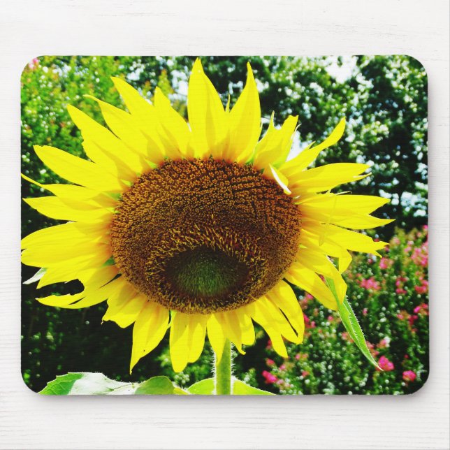 Large yellow Sunflower Mouse Mat (Front)