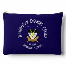 Large Zip Pouch Blue