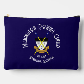 Large Zip Pouch Blue