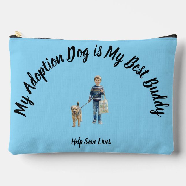 Large Zipper Pouch (Front)