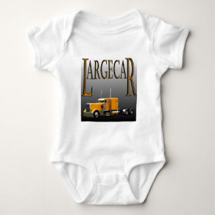 Largecar Blk Baby Bodysuit