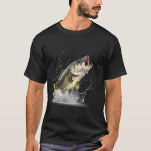 Largemouth Bass Black T-Shirt