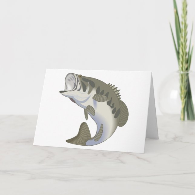 Largemouth Bass Card (Front)