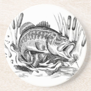 Largemouth Bass Coaster