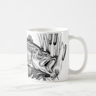 Largemouth bass coffee mug