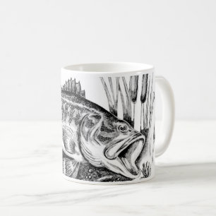 Largemouth bass coffee mug