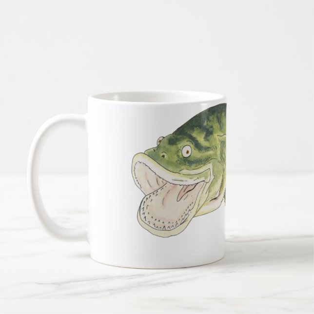 Largemouth Bass Coffee Mug (Left)