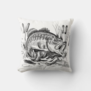 Largemouth Bass Cushion