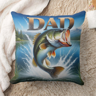 Largemouth Bass Dad Cushion