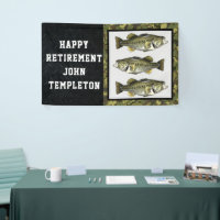 Largemouth Bass Fishing Cool Men's Retirement Camo