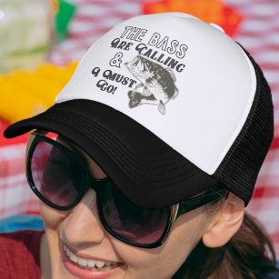 Largemouth Bass Fishing Quote Funny Hat