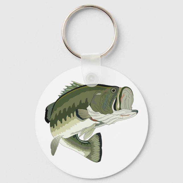 LARGEMOUTH BASS KEY RING (Front)