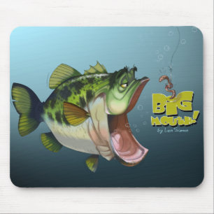 LargeMouth Bass Mouse Mat