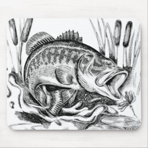 Largemouth Bass Mouse Mat