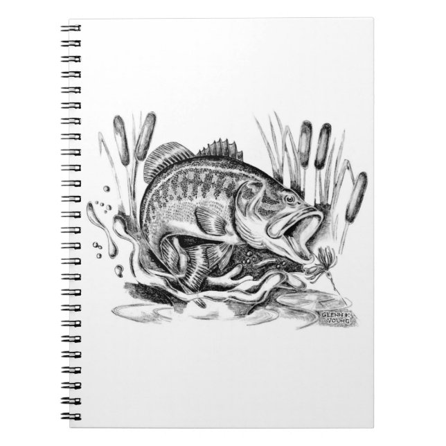 Largemouth Bass Notebook (Front)