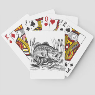 Largemouth Bass Playing Cards