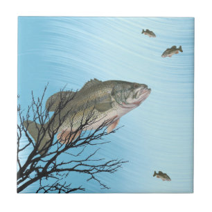 LARGEMOUTH BASS-TILE TILE