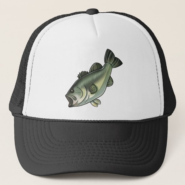 Largemouth Bass Trucker Hat (Front)