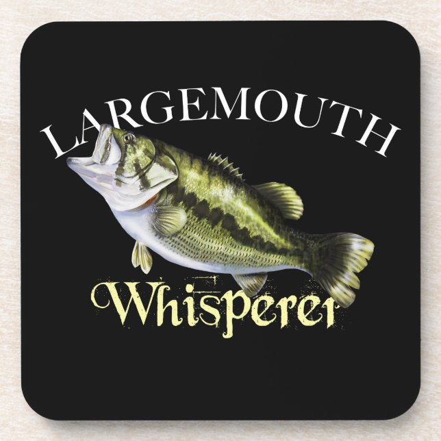 Largemouth Bass Whisperer Coaster (Front)