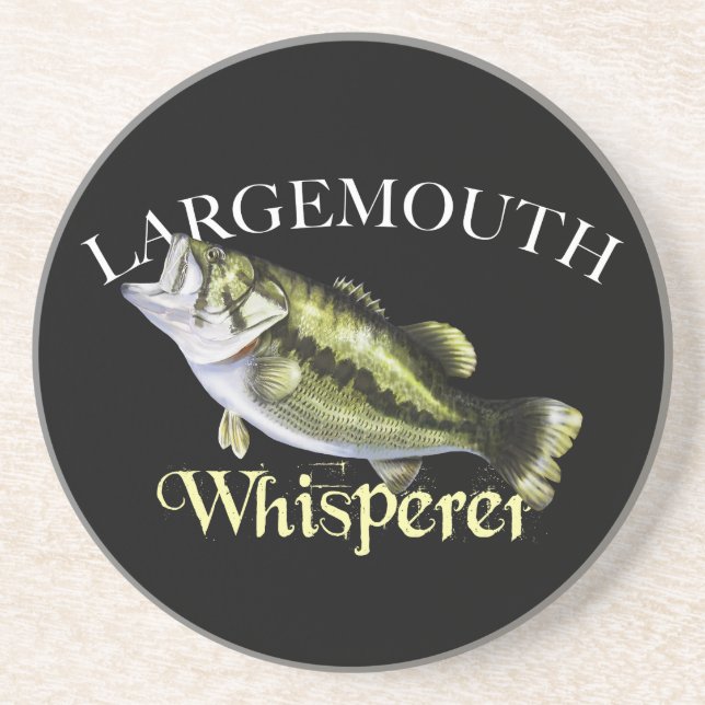 Largemouth Bass Whisperer Coaster (Front)