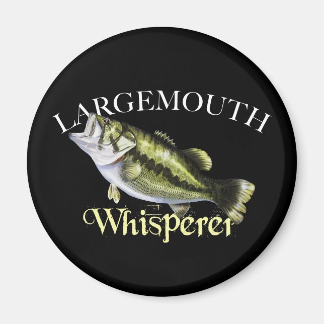 Largemouth Bass Whisperer Magnet (Front)