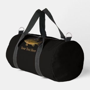 Largemouth Bass Your Text Here Fish Duffle Bag