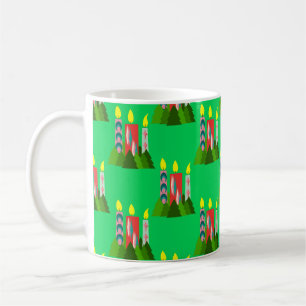 Larger Christmas Candles  Coffee Mug