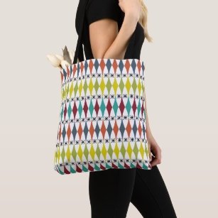 Larger Diamonds and Starbursts  Tote Bag