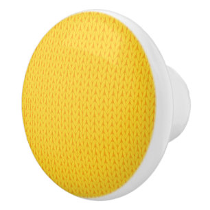 Larger Knit Get Organised Yarn Image Ceramic Knobs