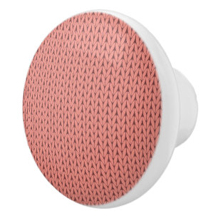 Larger Knit Get Organised Yarn Image Ceramic Knobs
