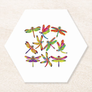largest dragonfly paper coaster