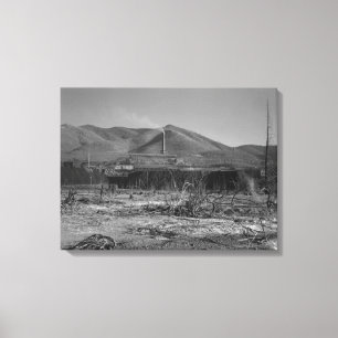 Largest lead mine in the world - Kellogg Canvas Print