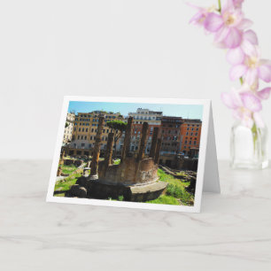 Largo di Torre Argentina, Rome, Italy Card
