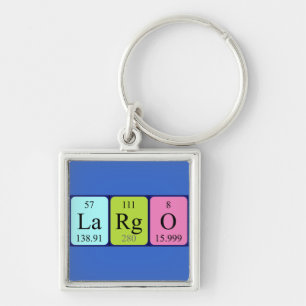 Largo periodic table name keyring