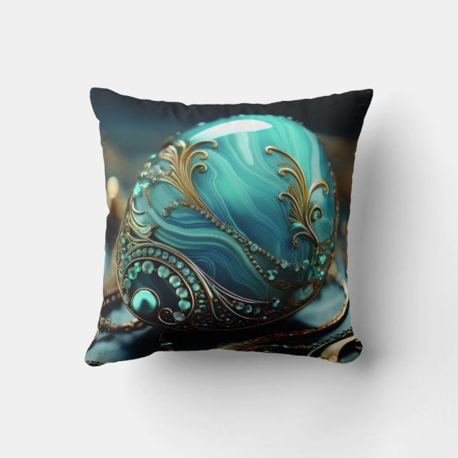 Larimar Reversible Pillow  (Back)