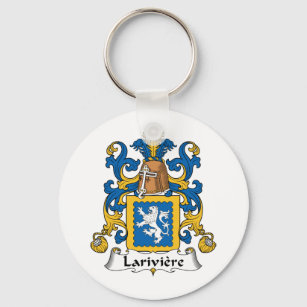 Lariviere Family Crest Key Ring