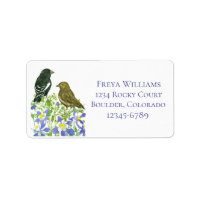 Lark Bunting State Bird Of Colorado Columbine