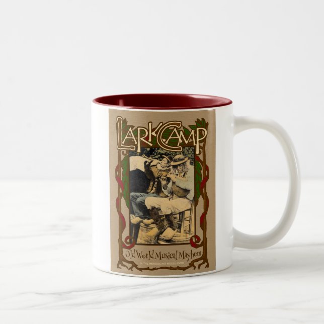 Lark Camp Musical Mayhem Two-Tone Coffee Mug (Right)