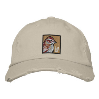 Lark Sparrow Embroidered Hat