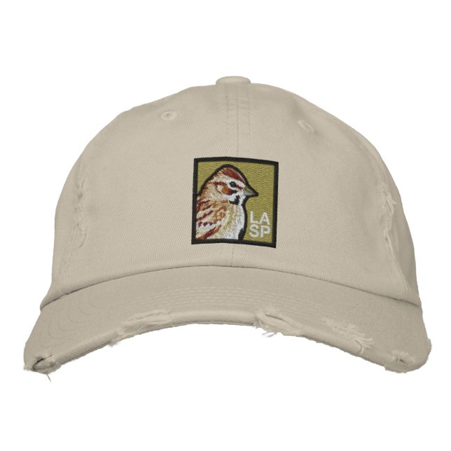Lark Sparrow Embroidered Hat (Front)