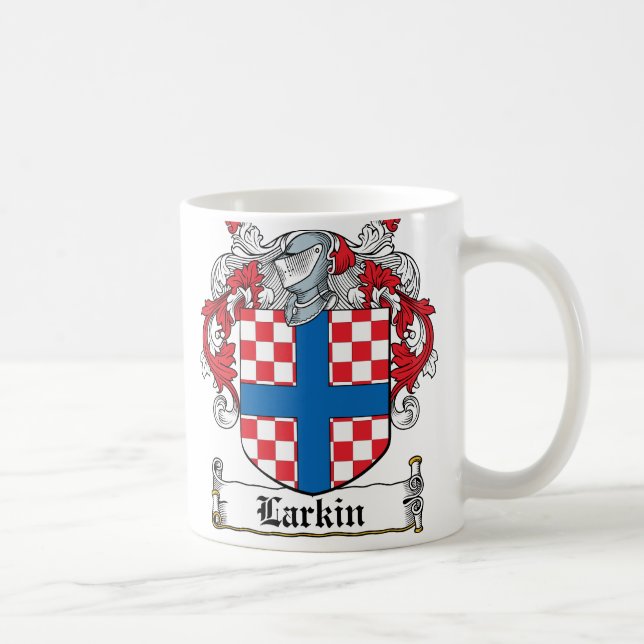 Larkin Family Crest Coffee Mug (Right)