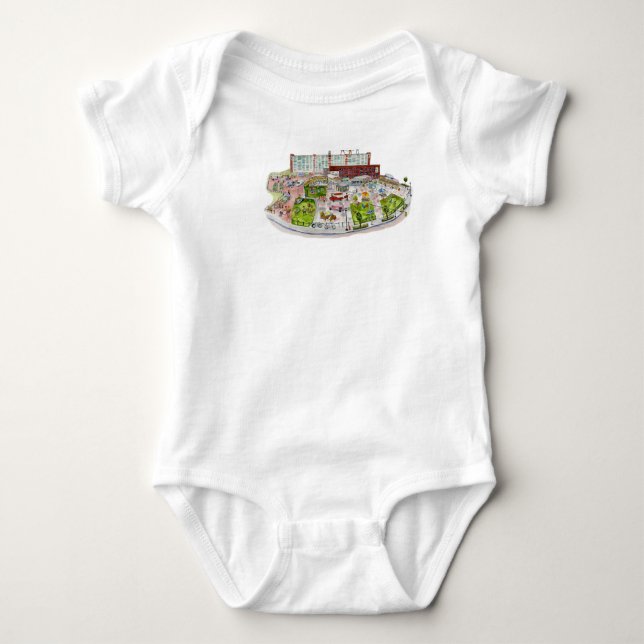 Larkin Square Baby T Shirt (Front)